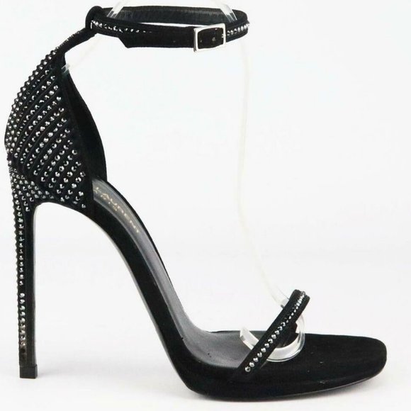 YSL Saint Laurent Jane Crystal Studded sandals - Picture 3 of 5